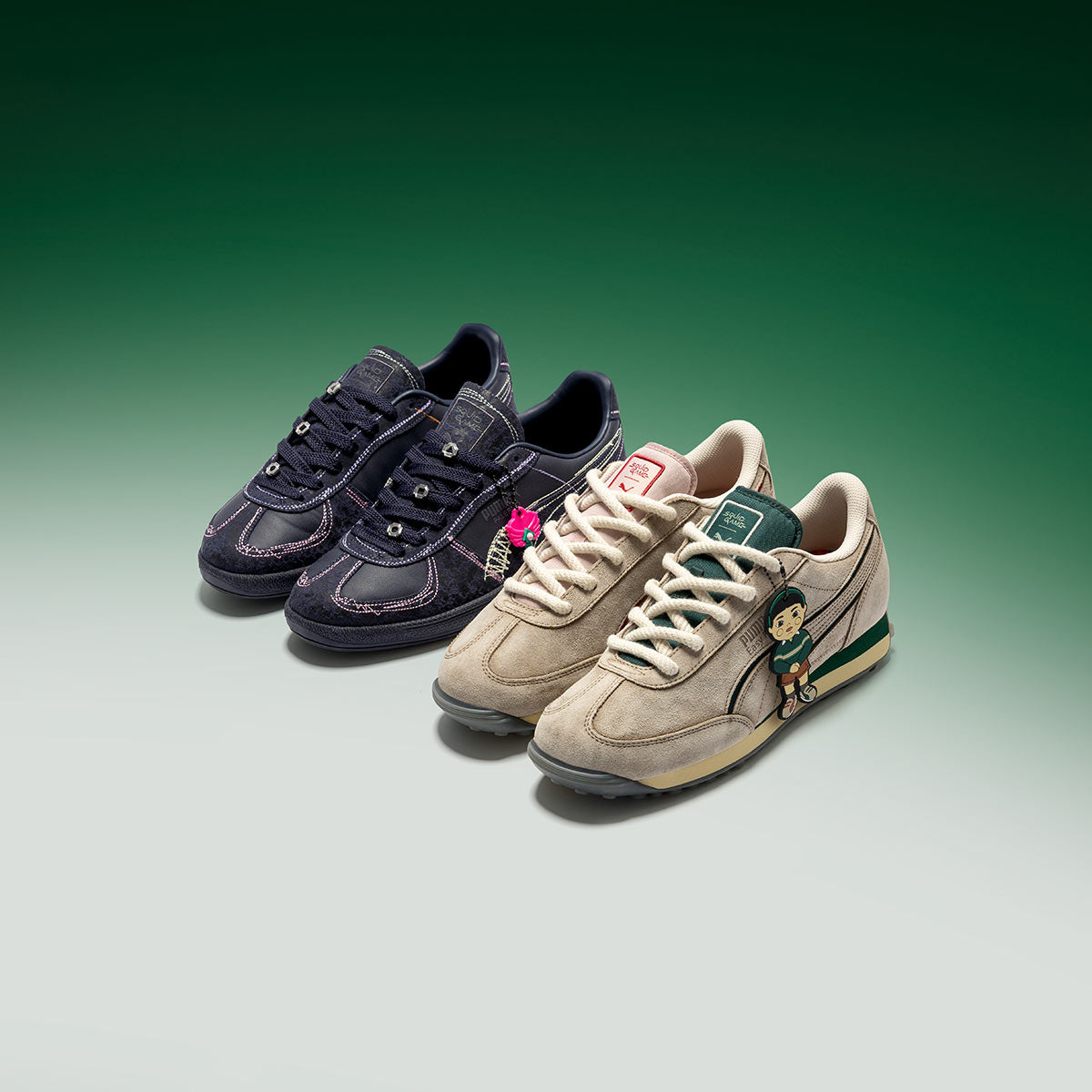PUMA - EASY RIDER SQUID GAME ALPINE SNOW-DARK MYRTLE-CLUB【403643-01】