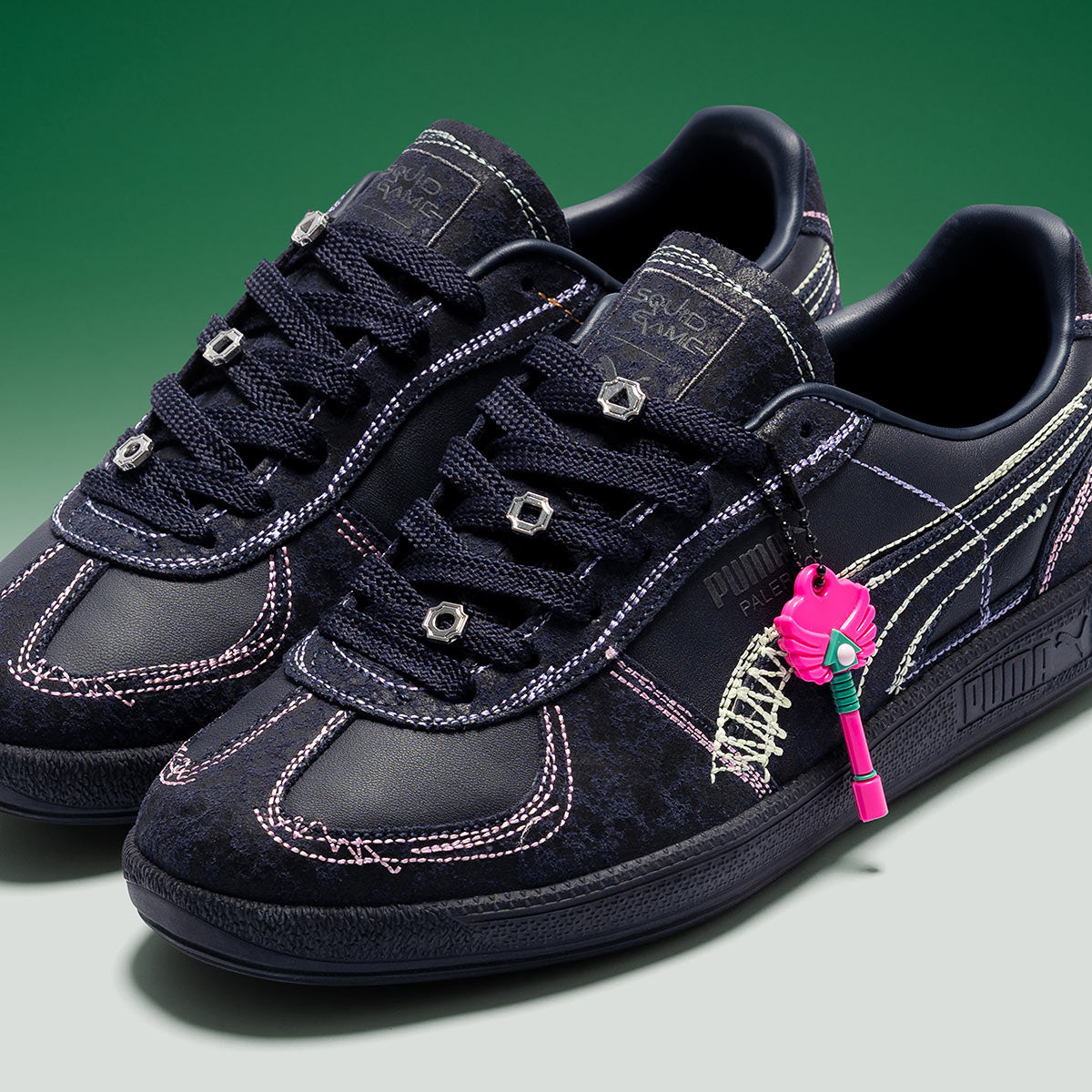 PUMA - PALERMO SQUID GAME PUMA NAVY-BRIGHT MELON【403859-01】