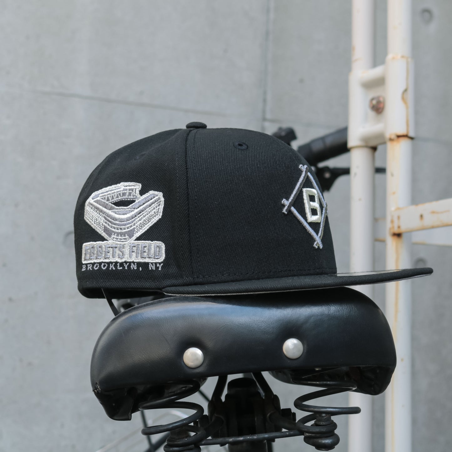 NEW ERA BROOKLYN DODGERS - 59FIFTY CO EBBETS FIELD BLACK/SILVER