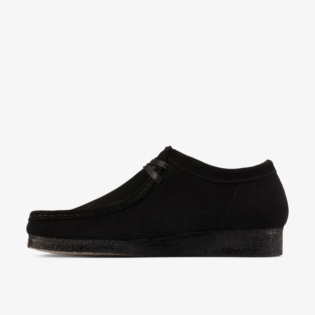CLARKS - Wallabee Black Suede【26155519】