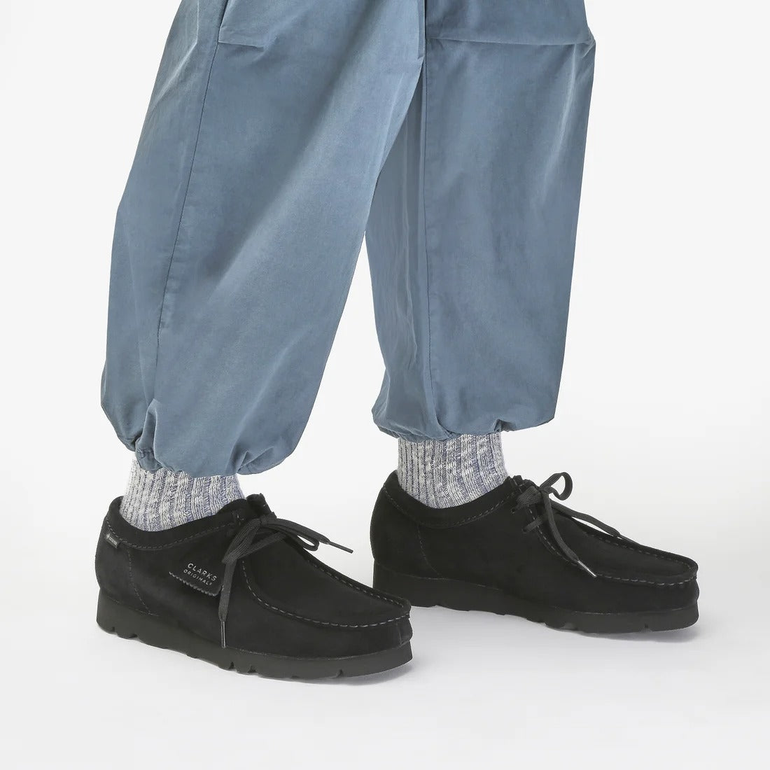 CLARKS - WallabeeGTX Black Sde【26179251】