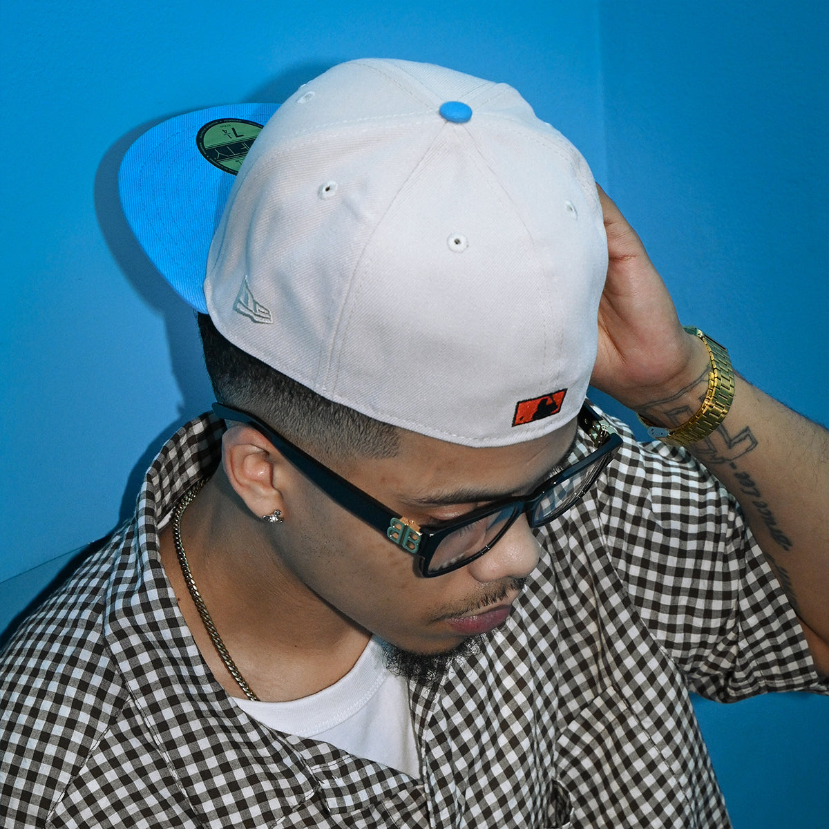 NEW ERA - New York Mets 25th Anniv MIRACLE METS 59FIFTY Chrome/Light Blue