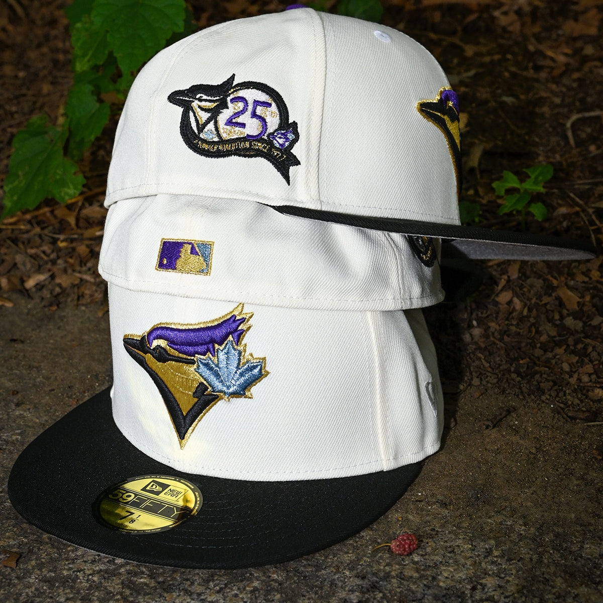 NEW ERA - Toronto Blue Jays 25th Anniv 59FIFTY Chrome White/Black