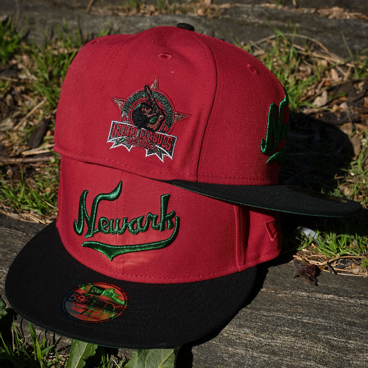 NEW ERA Newark Eagles - 59Fifty 1920 Negro League Front Door Red/Black