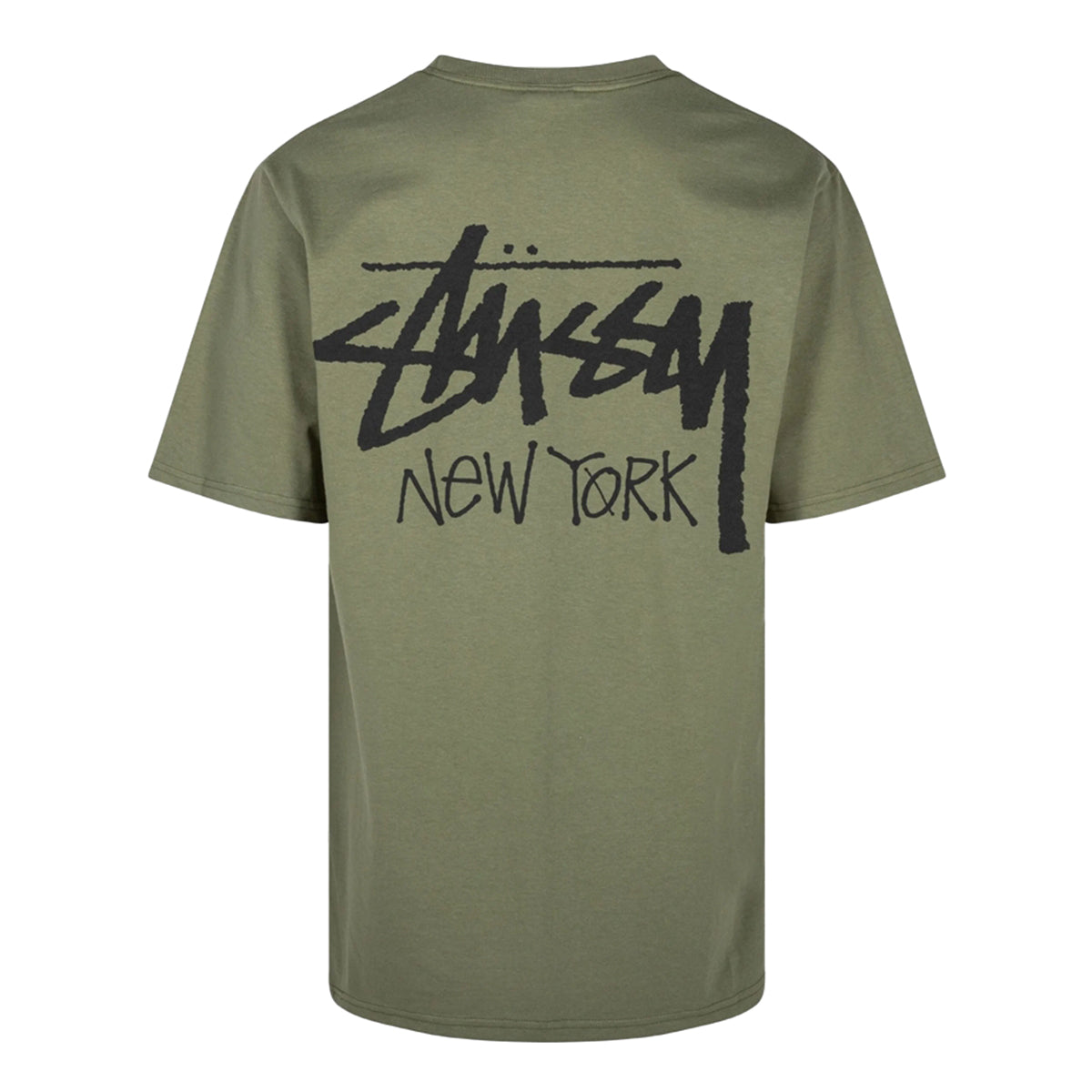 STUSSY - NEW YORK SHOP TEE OLIVE