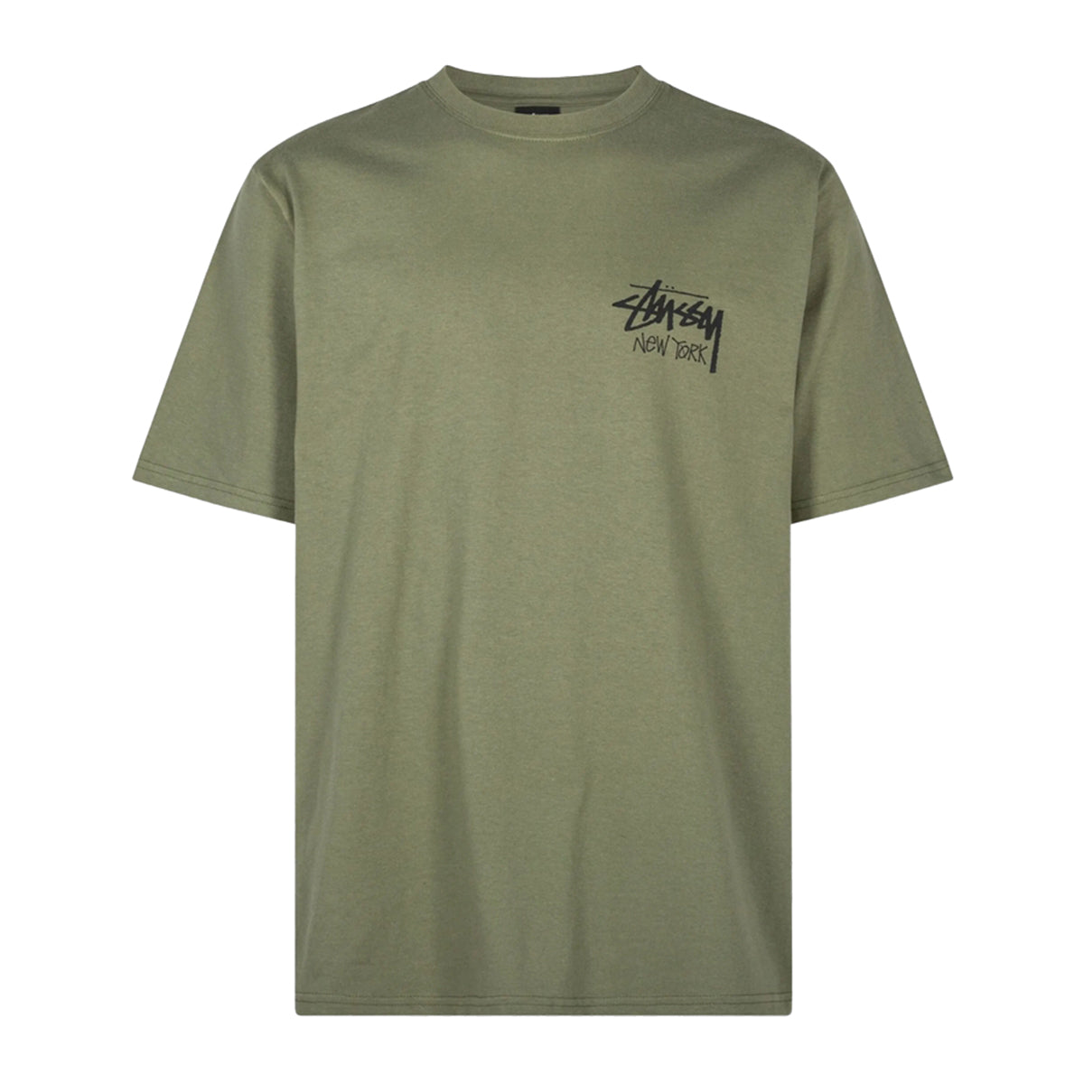 STUSSY - NEW YORK SHOP TEE OLIVE