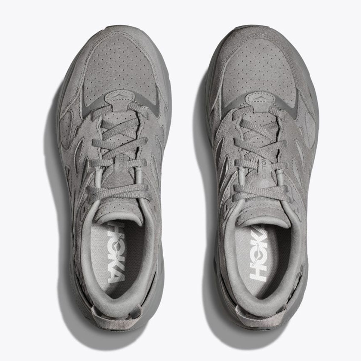 HOKA - UNISEX CLIFTON L SUEDE LIMESTONE / LIMESTONE 【1122571-LLTN】