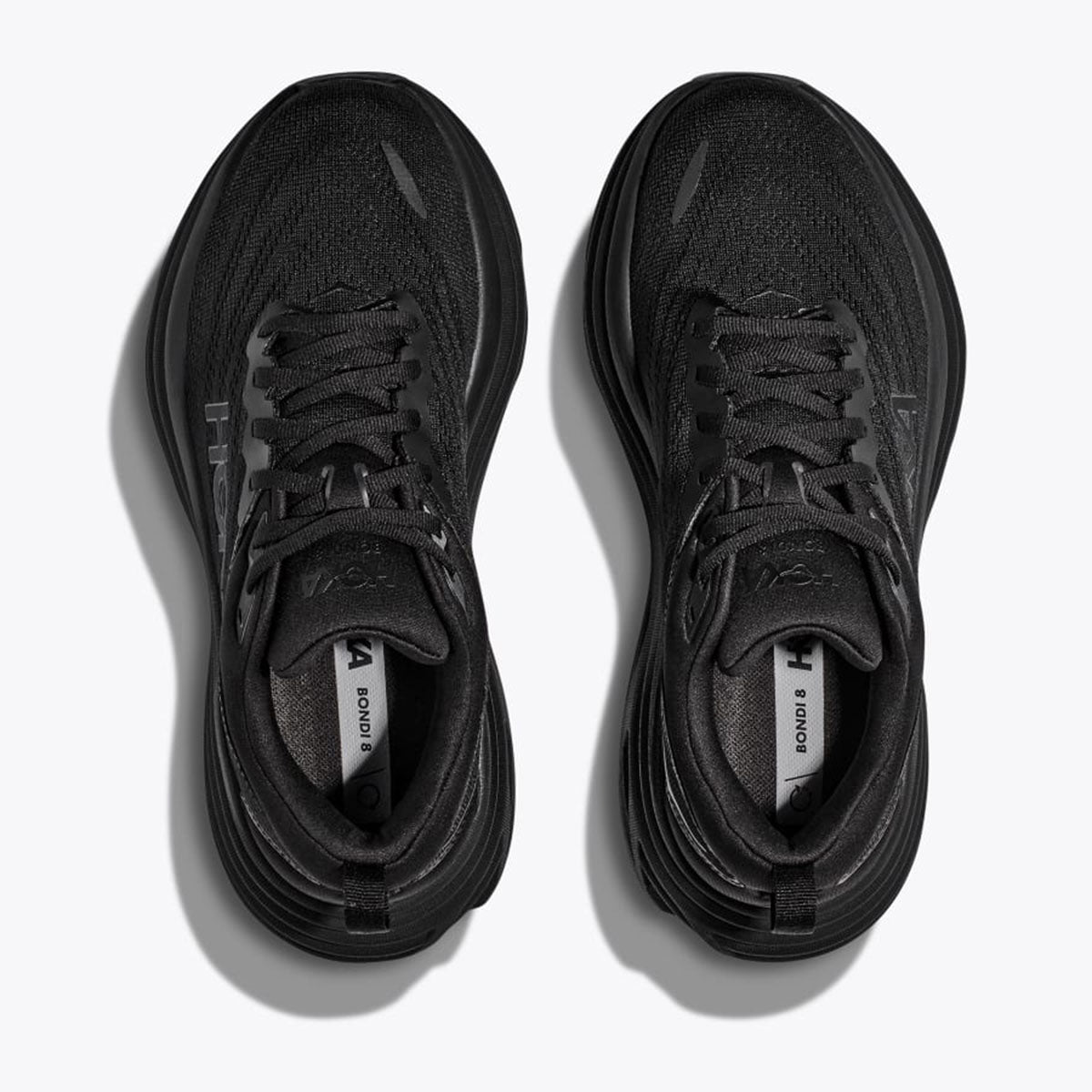 HOKA - MENS BONDI 8 BLACK/BLACK 【1123202-BBLC】