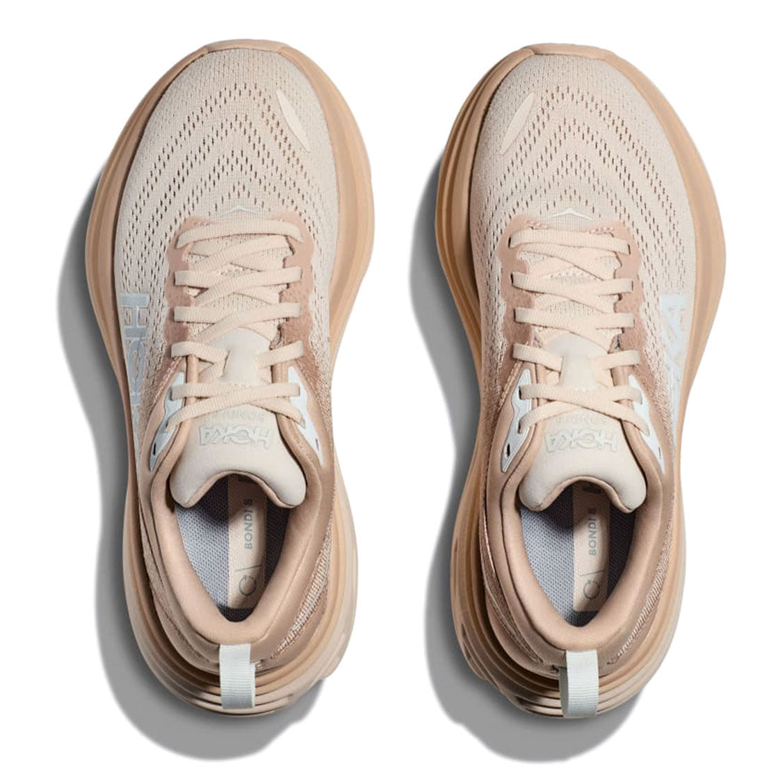 HOKA - MENS BONDI 8 SHIFTING SAND / EGGNOG 【1123202-SSEG】