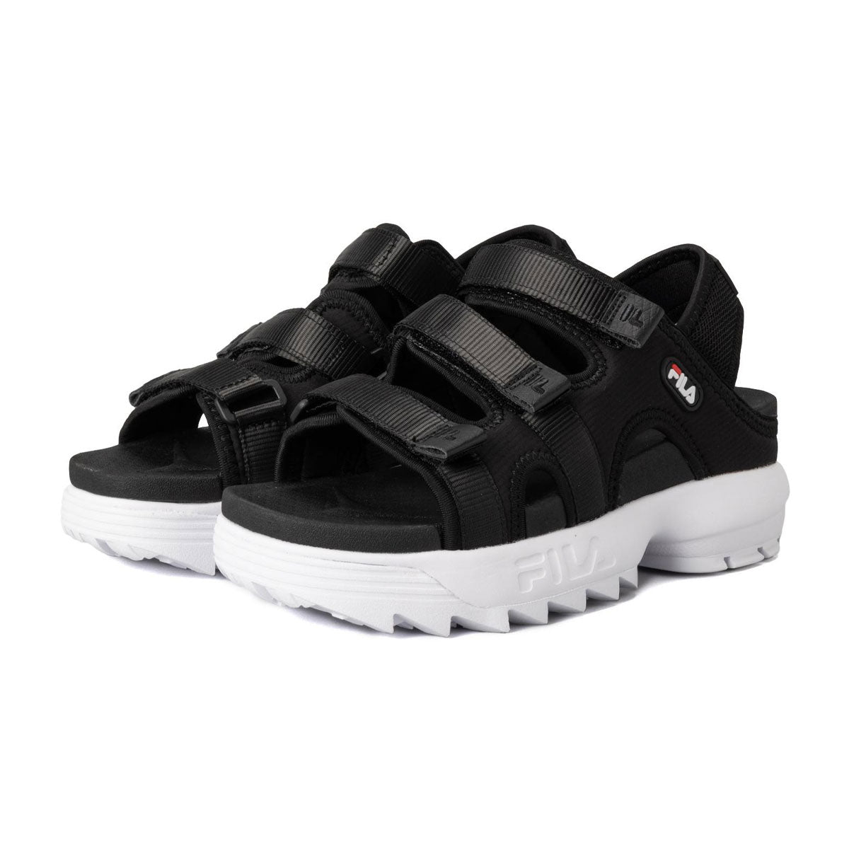 FILA - WMENS DISRUPTOR SD PUFFY BLACK/WHITE/RED 【USS23082-013】