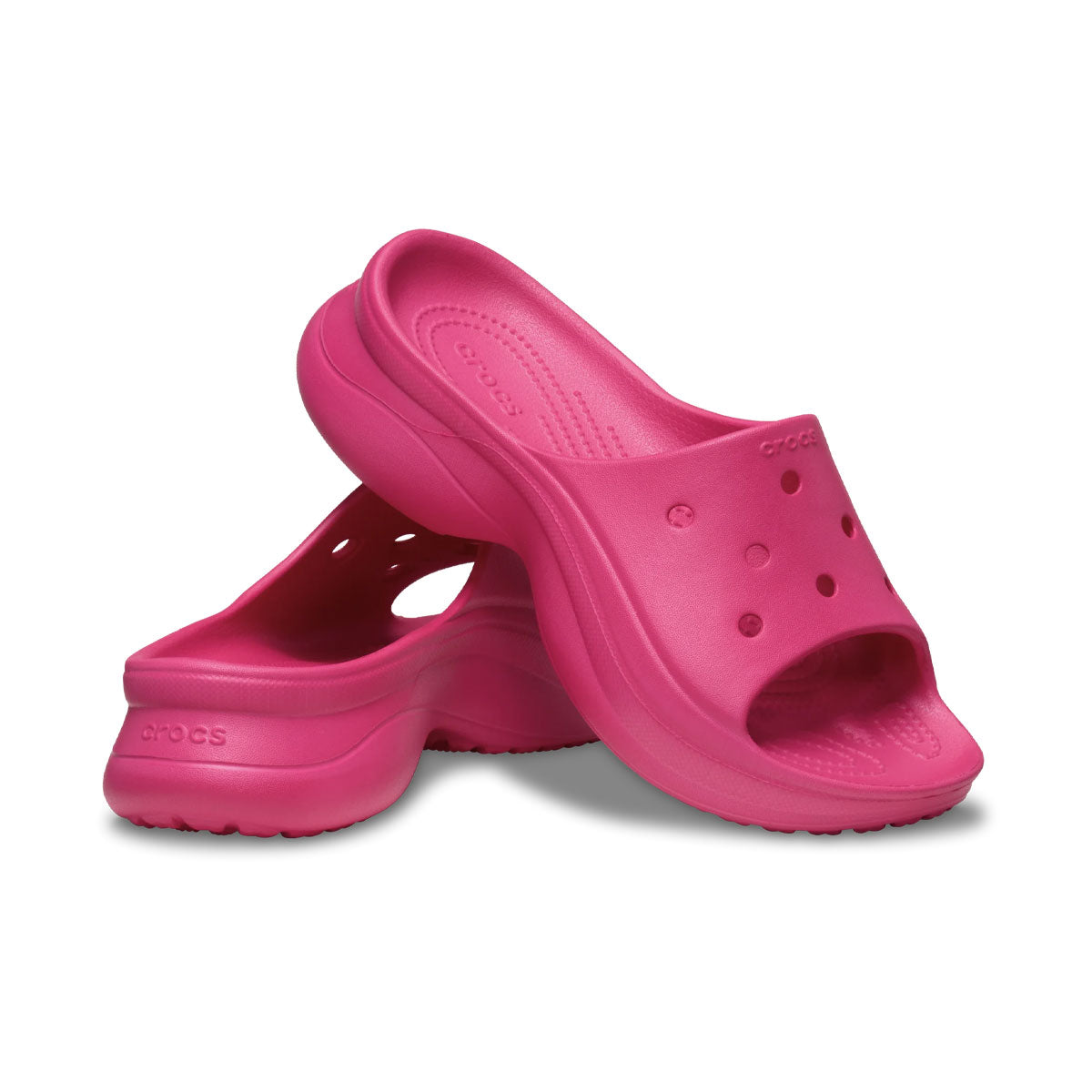 crocs - WMNS Bae Slide Dragon Fruit 【211108-6ZQ】