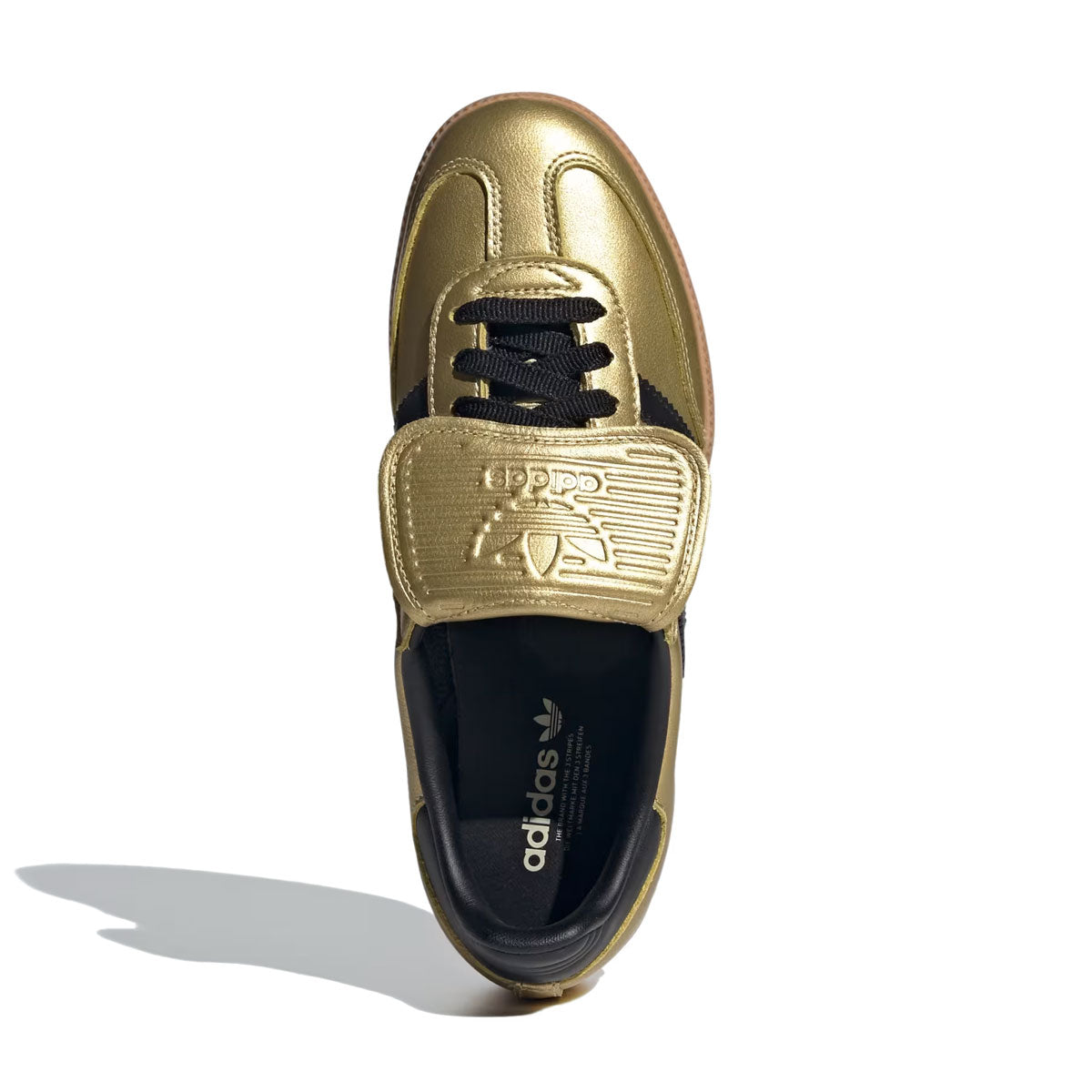adidas - SAMBA LT WMNS Gold Metallic/Core Black/Gum 【JH5708】