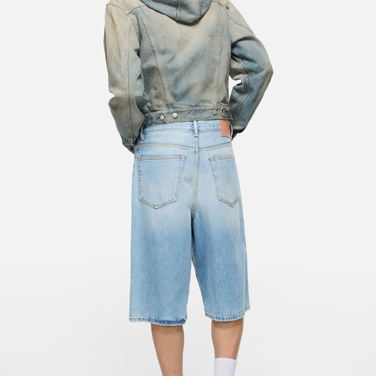 Acne Studios - Denim shorts - Loose fit LIGHT BLUE 【FN-MN-SHOR000235】