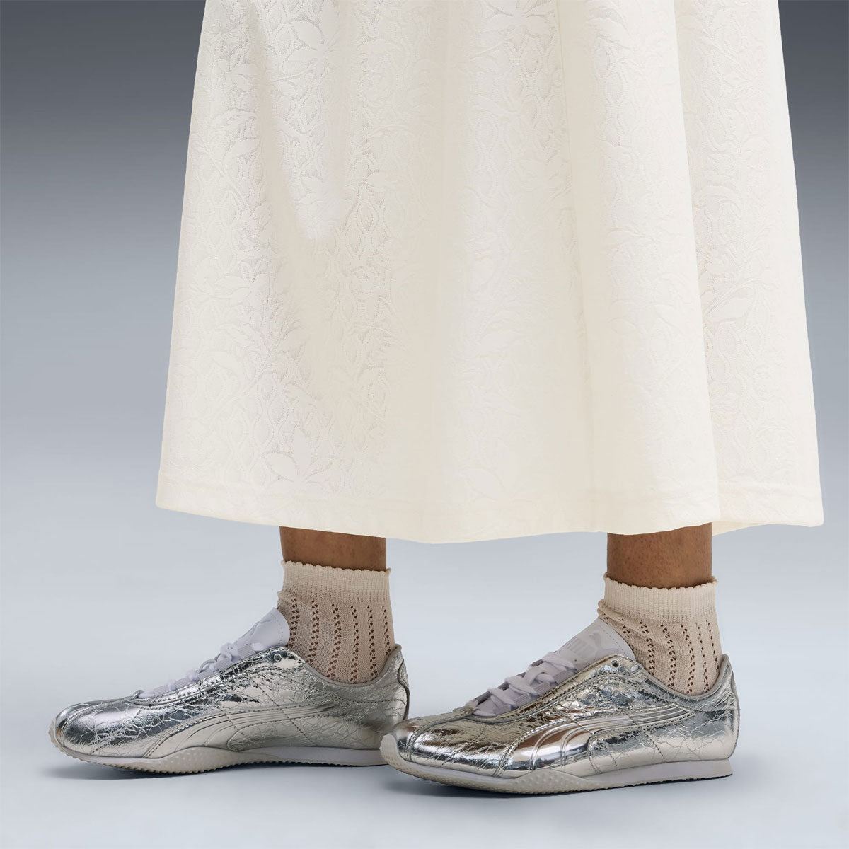 PUMA - WMNS H-STREET LUSTRE PUMA Silver/Feather Gray 【407043-01】