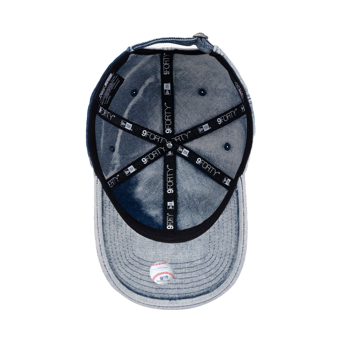 NEW ERA New York Yankees - 9FORTY EMBO Denim Line UNST DARK BLUE【14561851】