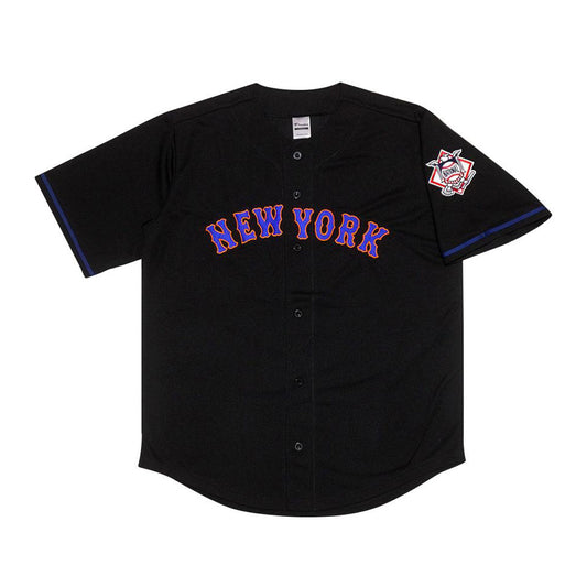 FANATICS - New York Mets BASEBALL SHIRT BLACK 【ML2122SS0001】