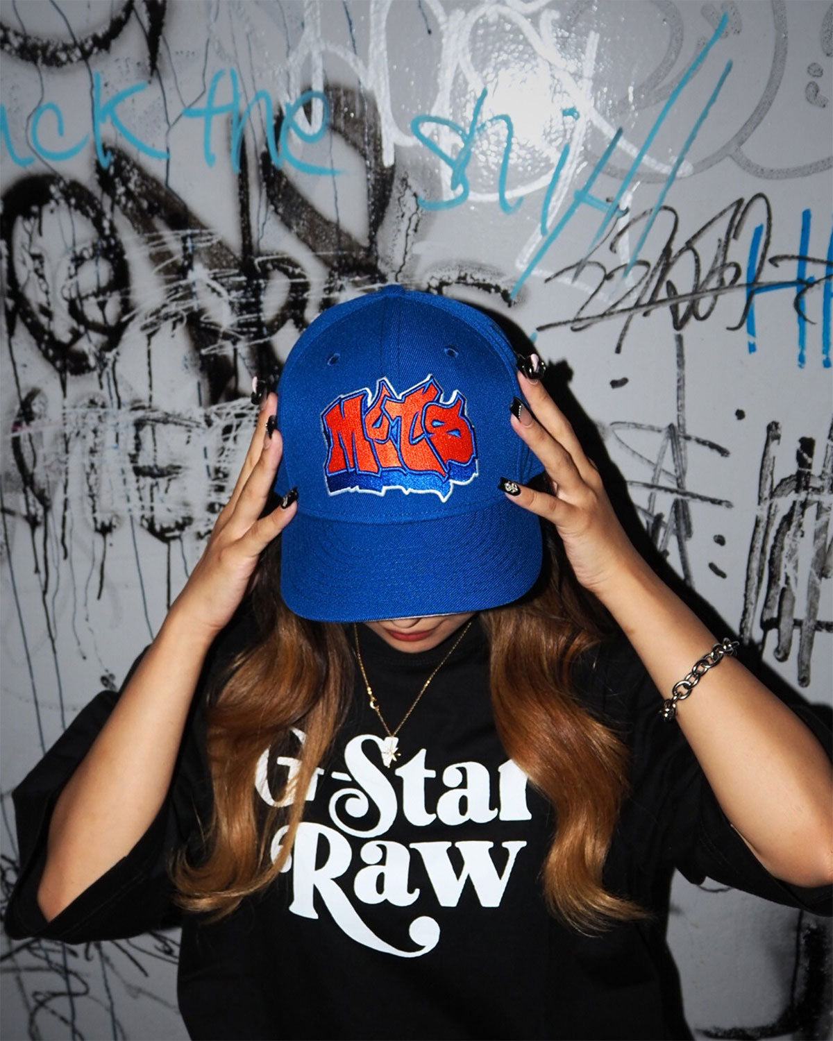 NEW ERA NEW YORK METS - 59FIFTY CO GRAFFITI LOGO ROYAL 【70982648】