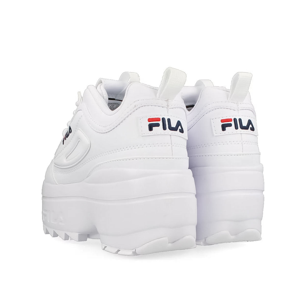 FILA - Disruptor II Wedge White / Fila Navy / Fila Red 【WFW22044-125】