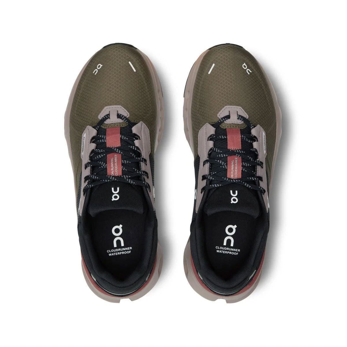 On オン Cloudrunner 2 Waterproof WMNS "Olive/Mahogany" クラウドランナー 2 ウォータープルーフ ウィメンズ "オリーブ/マホガニー"