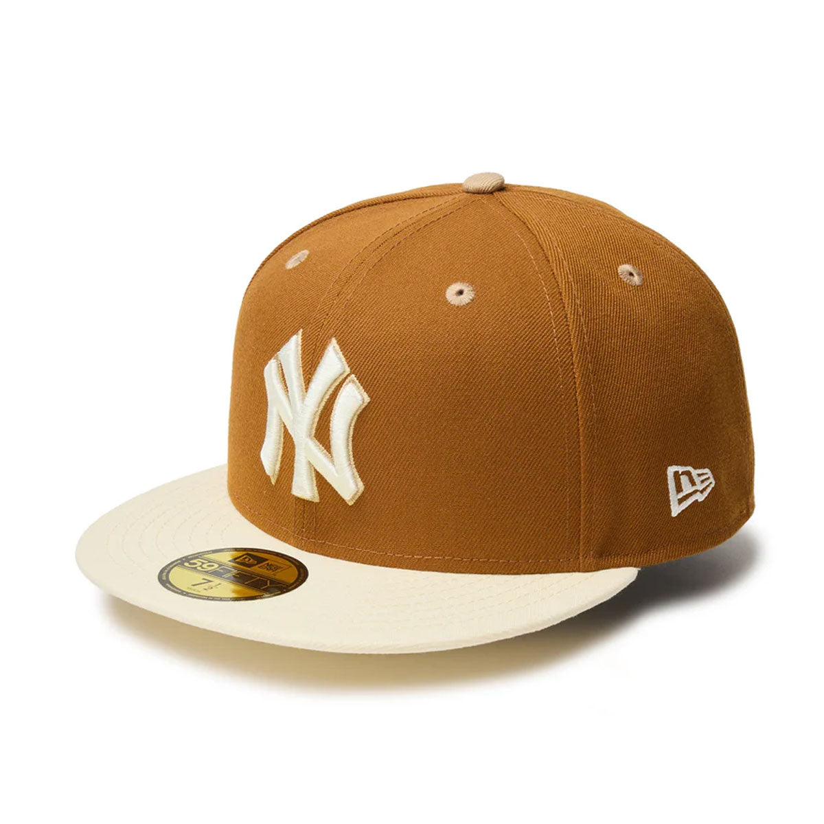 NEW ERA New York Yankees - 59FIFTY PANCAKES WPIN Toasted Peanuts/Wine Cork 【14388834】
