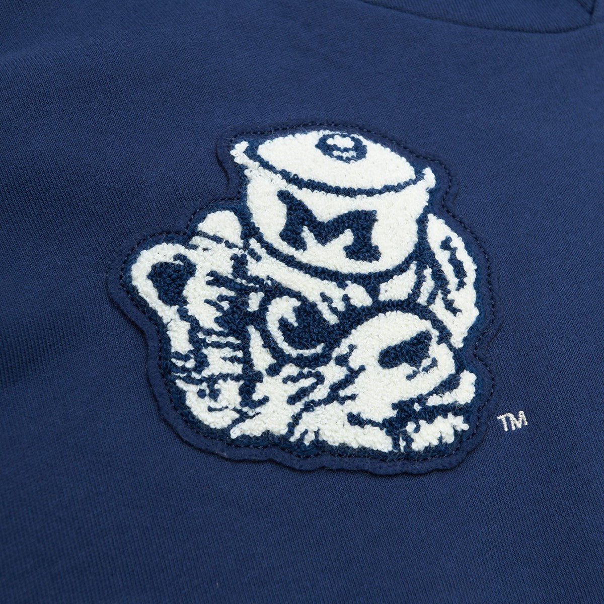 MITCHELL & NESS Michigan Wolverines - NCAA TEAM LEGACY FRENCH TERRY HOODY【FPHD5513】