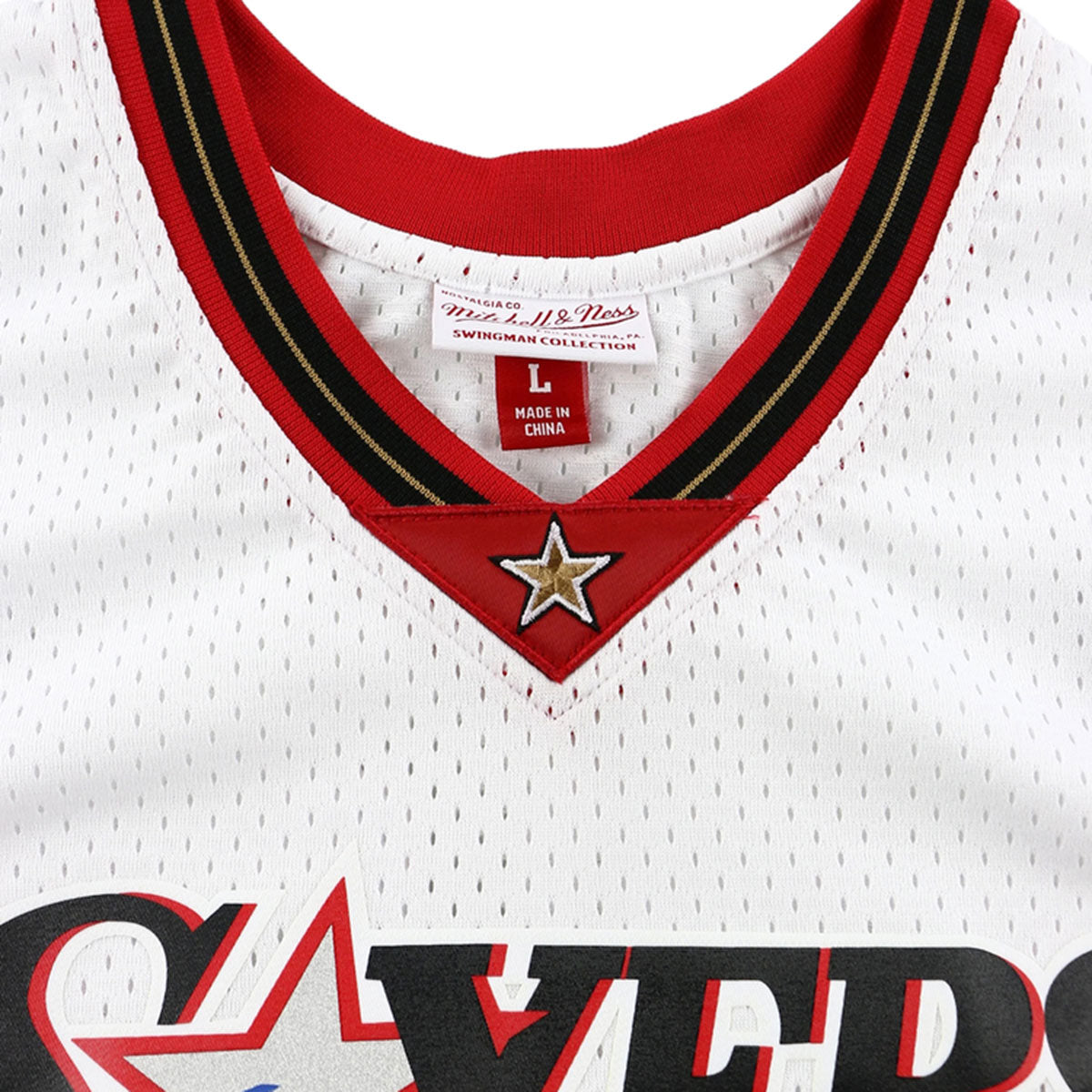 Mitchell&Ness - Swingman Jersey゙P76 #3 A Iverson WHITE【SMJYGS18200】