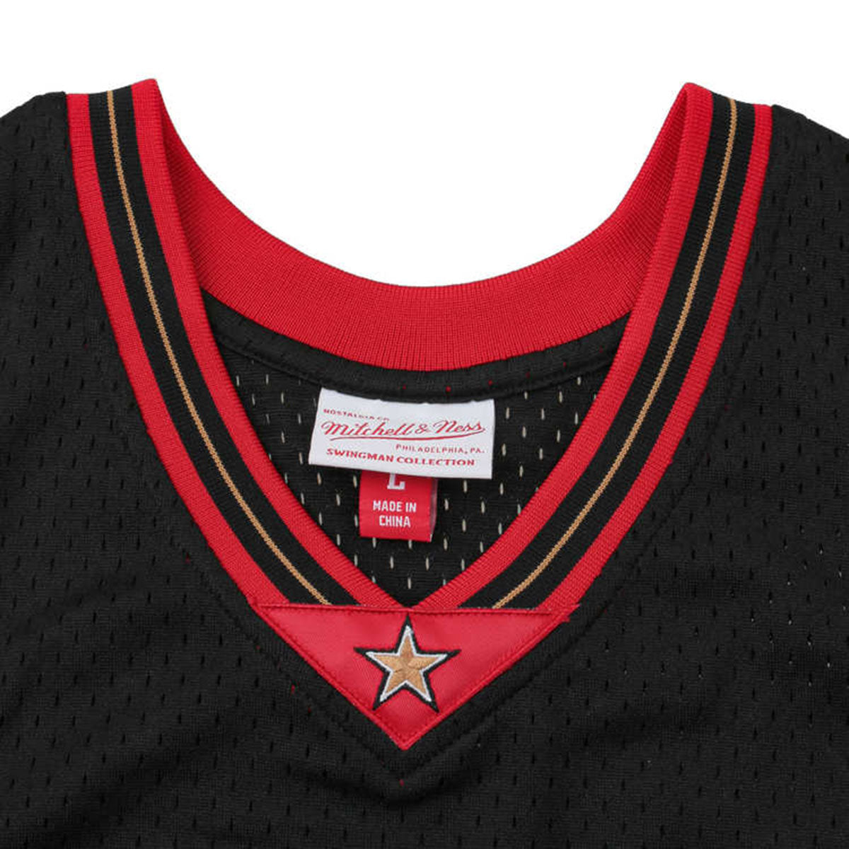 Mitchell&Ness - Swingman Jersey゙P76 #3 A Iverson BLACK【SMJYGS18201】