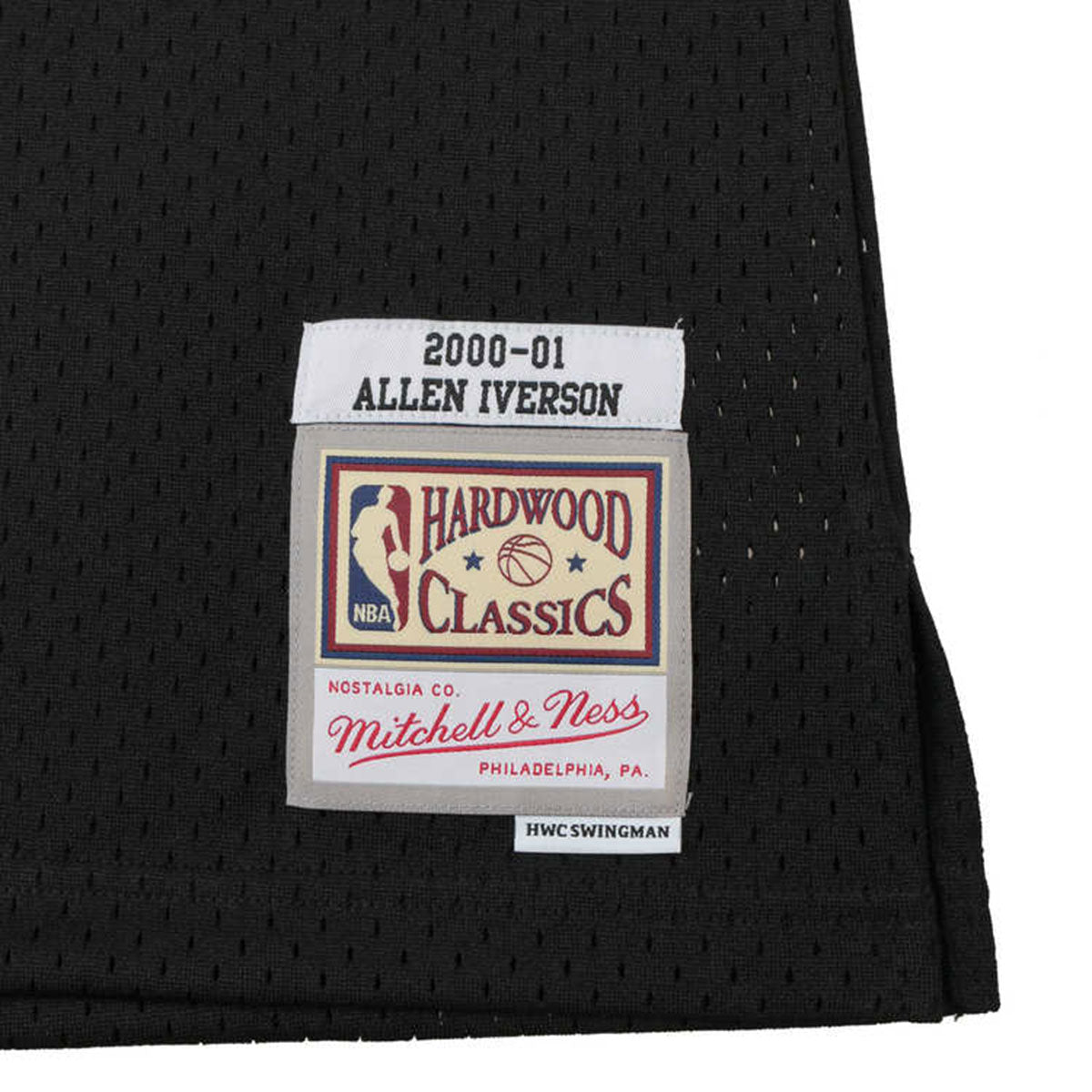 Mitchell&Ness - Swingman Jersey゙P76 #3 A Iverson BLACK【SMJYGS18201】