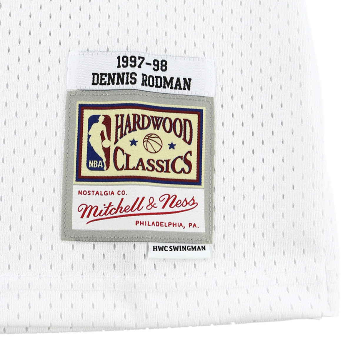 Mitchell&Ness Chicago Bulls - Swingman Jersey゙CBU #91 D.Rodman WHITE【SMJYAC18079】