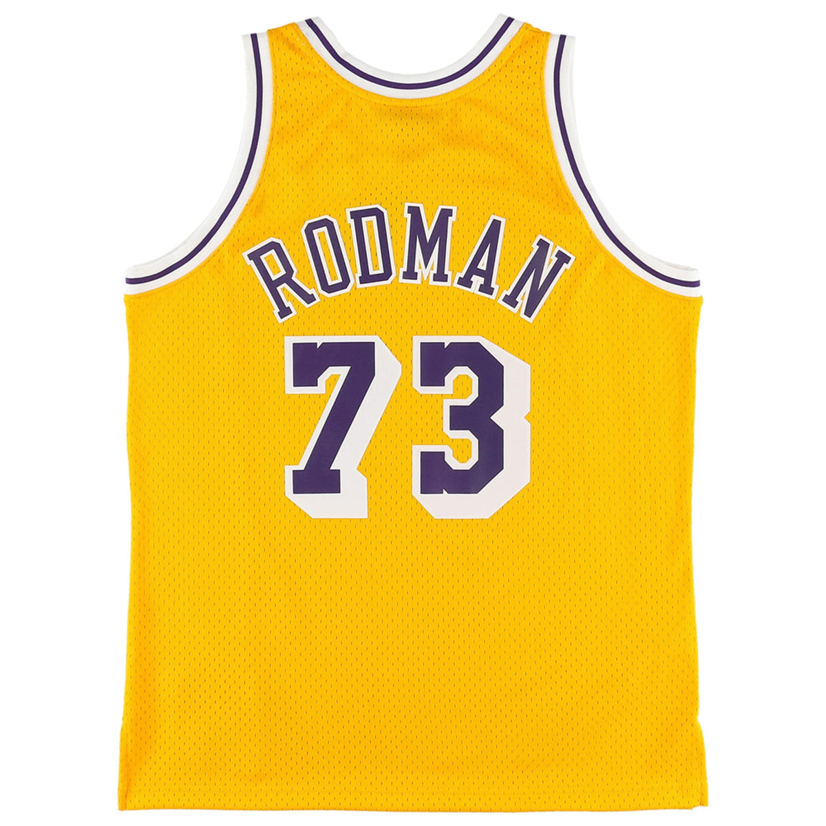 Mitchell&Ness Los Angeles Lakers - SW-Jersey - LAL #73 Dennis Rodman 98-99 YELLOW【SMJYCP20064】