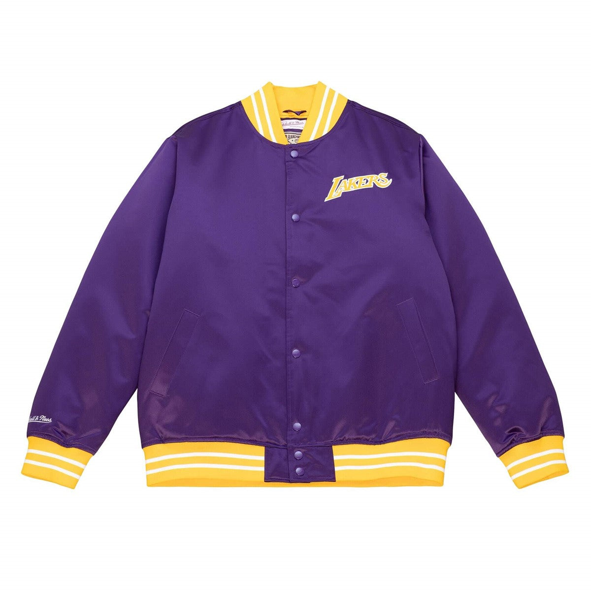 MITCHELL & NESS Los Aangeles Lakers - NBA HEAVYWEIGHT SATIN JACKET【OJBF5516】