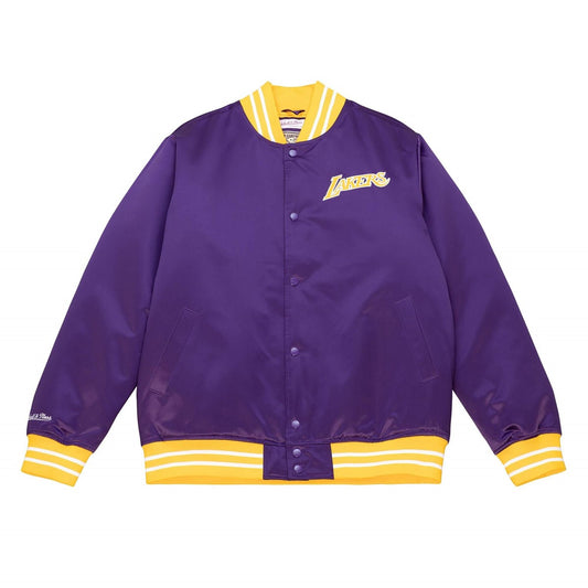 MITCHELL & NESS Los Aangeles Lakers - NBA HEAVYWEIGHT SATIN JACKET【OJBF5516】