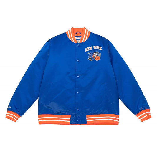 MITCHELL & NESS New York Knicks - NBA HEAVYWEIGHT SATIN JACKET【OJBF5516】