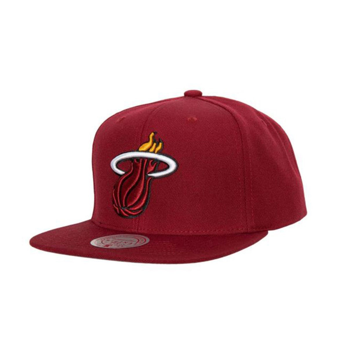 MITCHELL & NESS Miami Heat - Team Ground 2.0 Snapback Heat【HHSS3256】