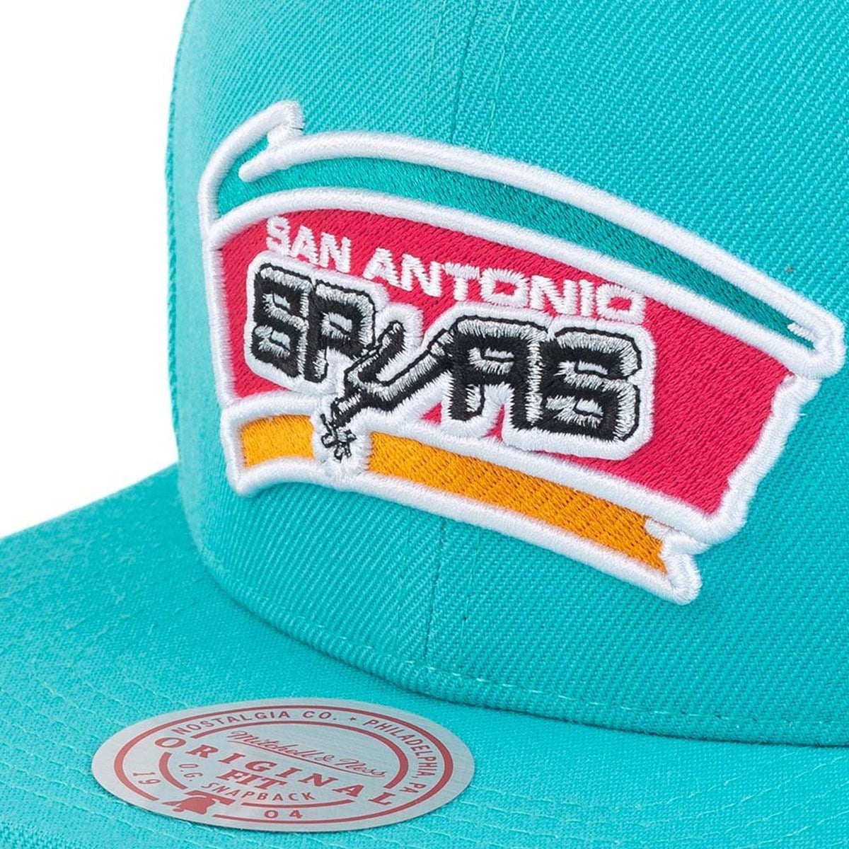 MITCHELL & NESS San Antonio Spurs - T-Ground 2.0 Snapback HWC Spurs【HHSS3258】