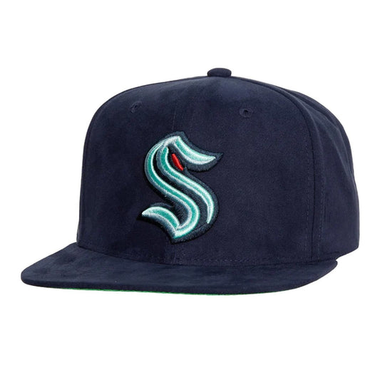 MITCHELL & NESS  Seattle Kraken - SWEET SUEDE SNAPBACK SKR【HHSS7358】