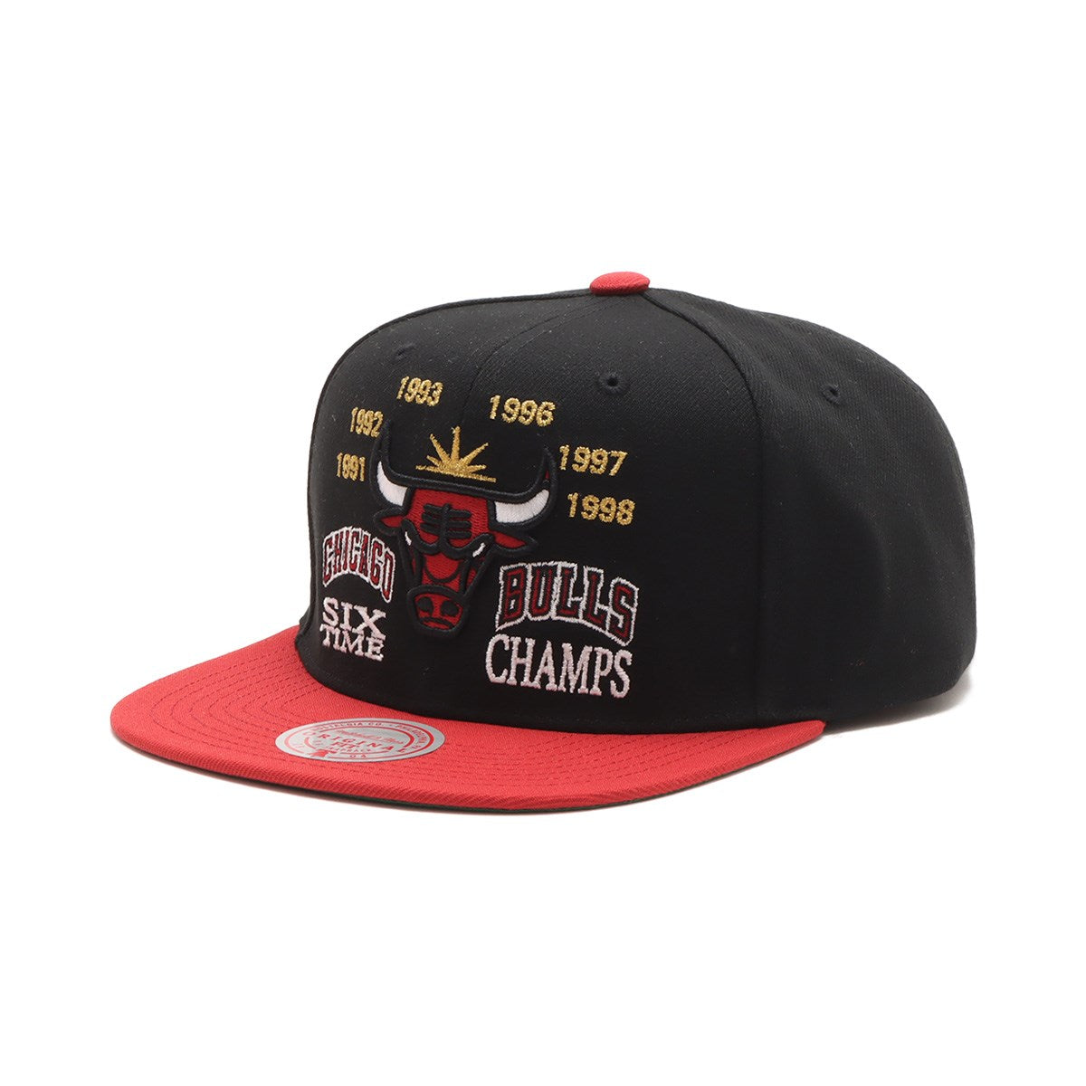 MITCHELL & NESS Chicago Bulls - CHAMP IS HERE SNAPBACK CBU【HHSS6269】