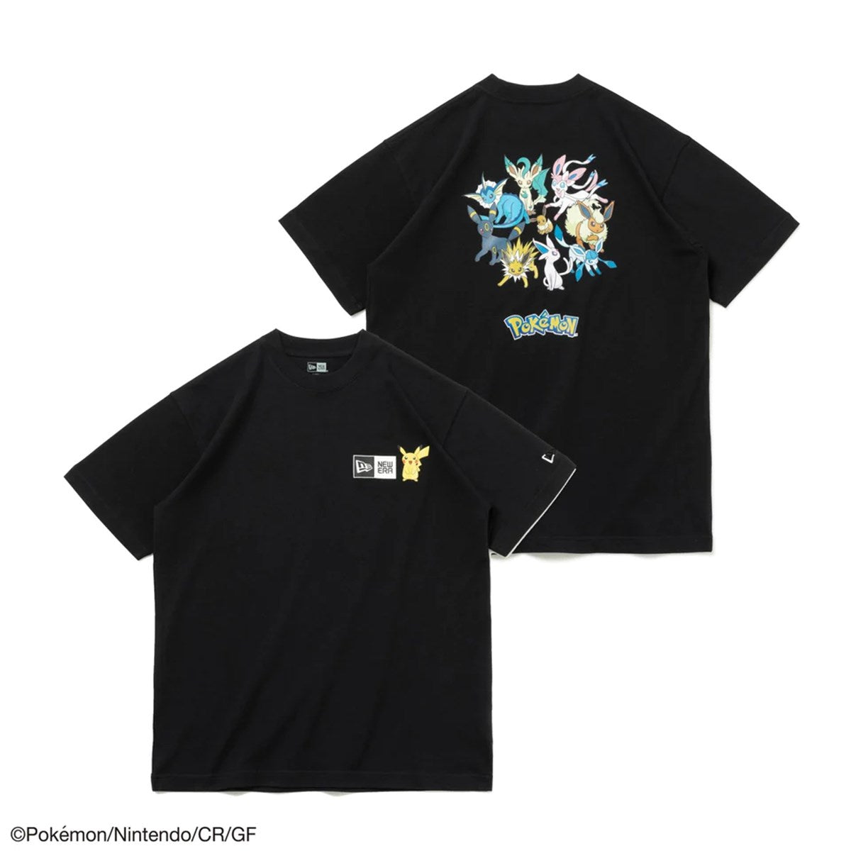 NEW ERA × POKEMON - SS CT TEE POKEMON PIK EEVFRI BLK【14124672】