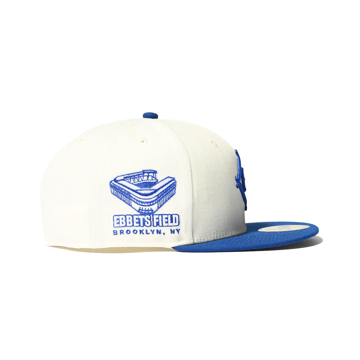NEW ERA Brooklyn Dodgers EBBETS FIELD 59FIFTY CHROME/LT ROYAL【70758197】
