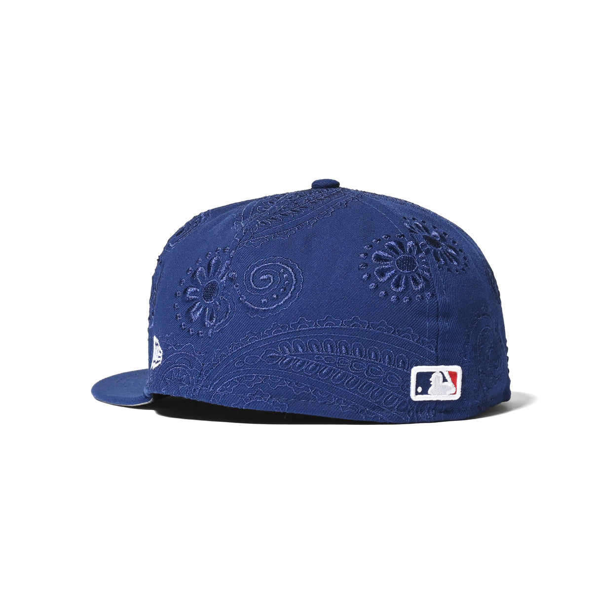 NEW ERA 洛杉磯道奇隊 - 59FIFTY 花朵刺繡藍色