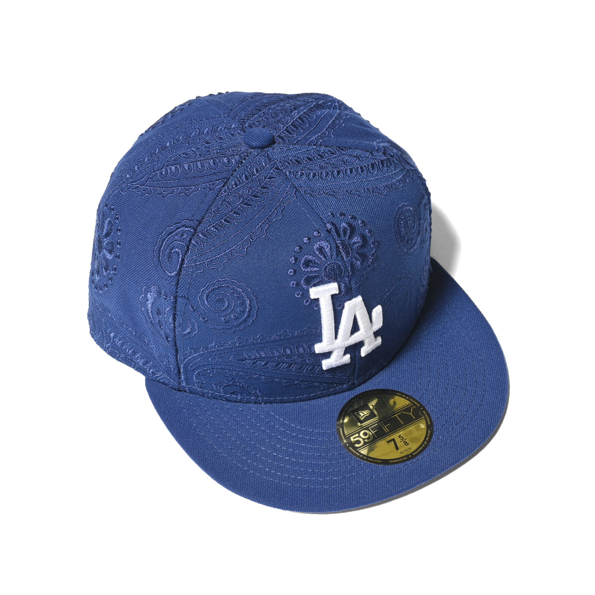 NEW ERA 洛杉磯道奇隊 - 59FIFTY 花朵刺繡藍色