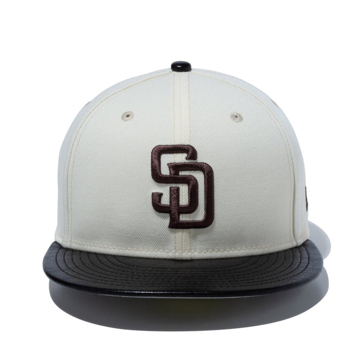 NEW ERA San Diego Padres - 59FIFTY Leather Visor C.WH/BK.L【14132559】