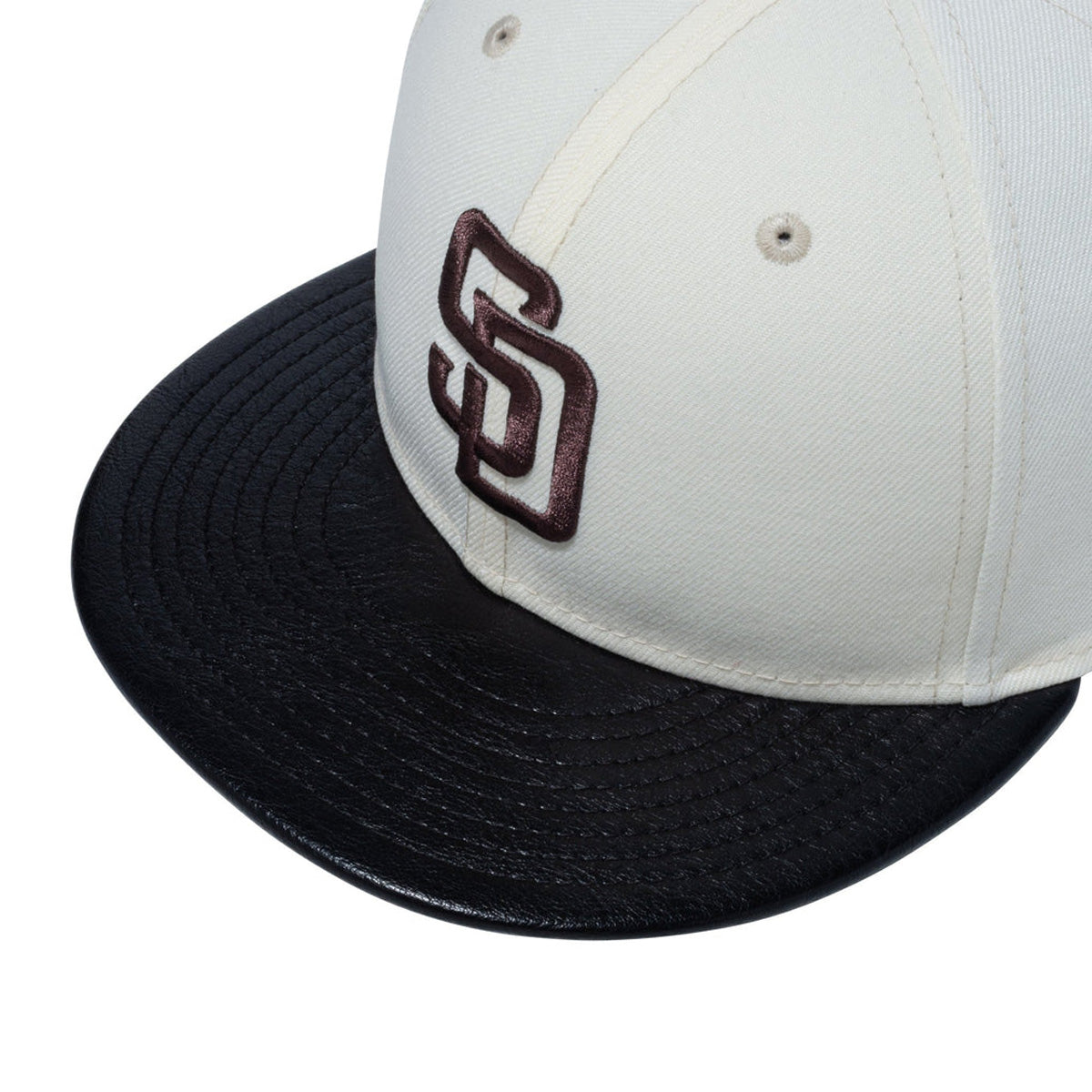 NEW ERA San Diego Padres - 59FIFTY Leather Visor C.WH/BK.L【14132559】