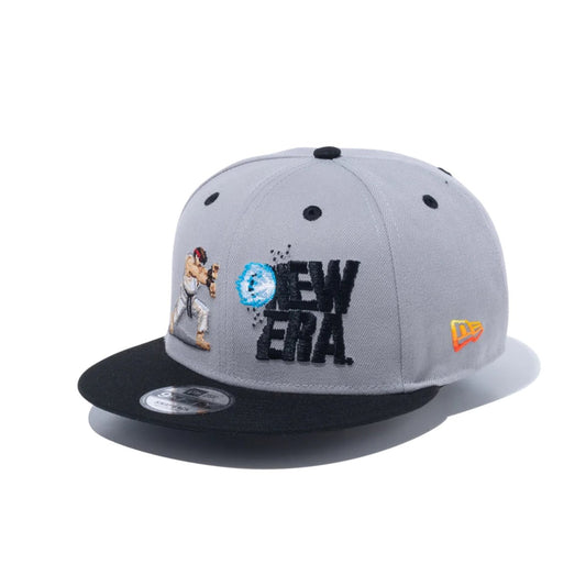 NEW ERA × STREET FIGHTER II - 9FIFTY SF2 RYU ストリートファイター2 リュウ GRY BLK【14125281】