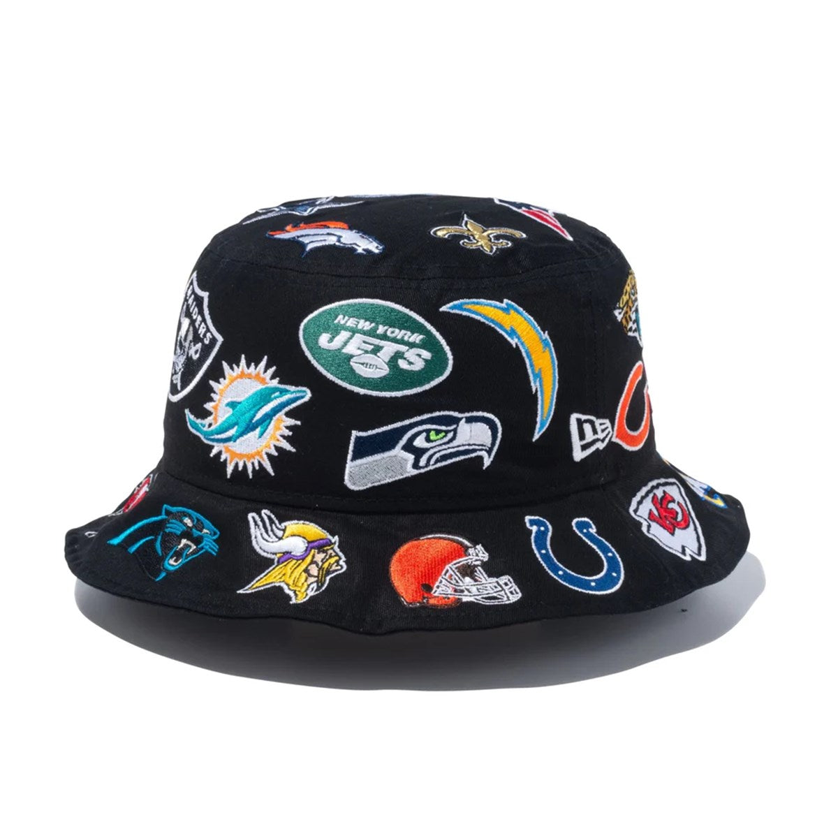NEW ERA NFL - BUCKET01 ALL OVER BLK【14109613】