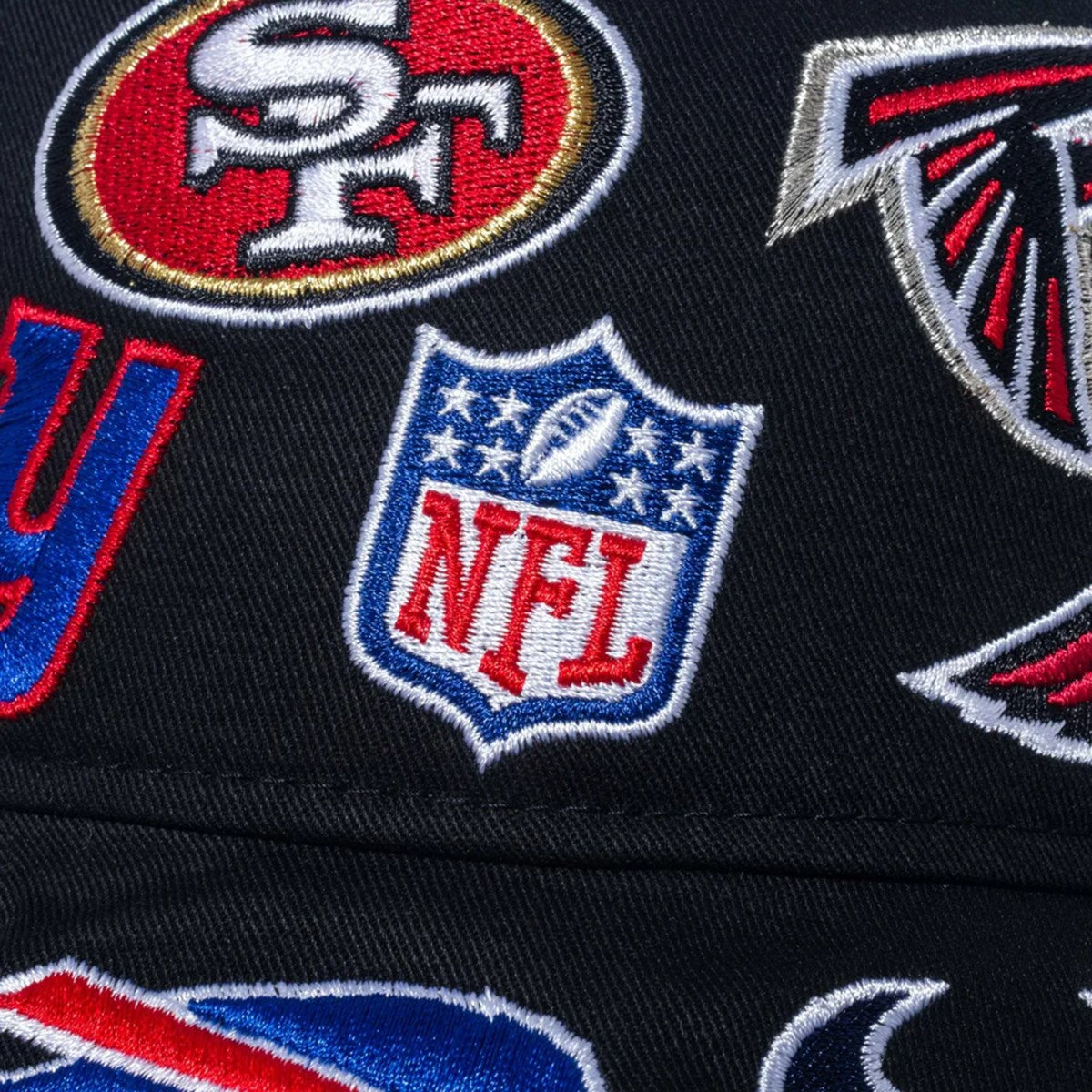 NEW ERA NFL - BUCKET01 ALL OVER BLK【14109613】