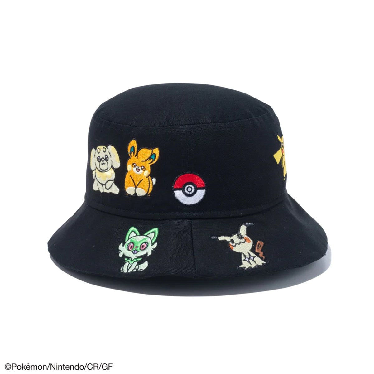 【KIDS】NEW ERA × POKEMON - YOUTH BUCKET01 POKEMON ALLOVER BLK【14124520】