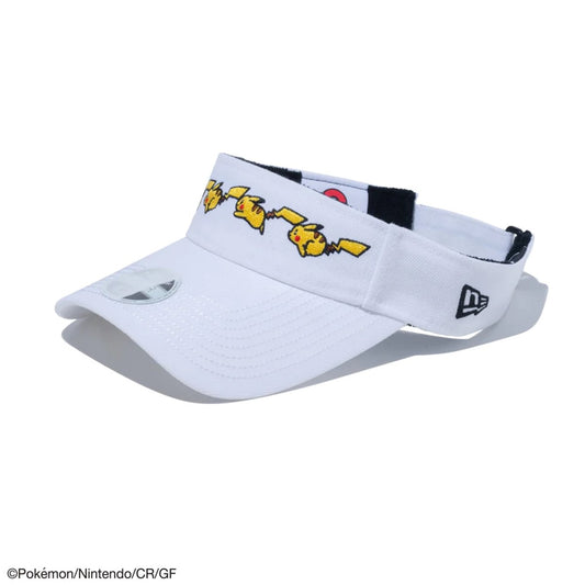 NEW ERA × POKEMON - GOLF VISORLV POKEMON PIKA WHI【14124296】