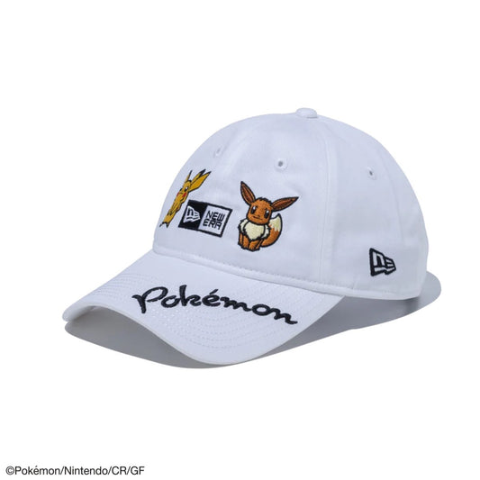 NEW ERA × POKEMON - GOLF 9TWENTY ロングバイザー POKEMON PIKA EEV WHI【14124322】