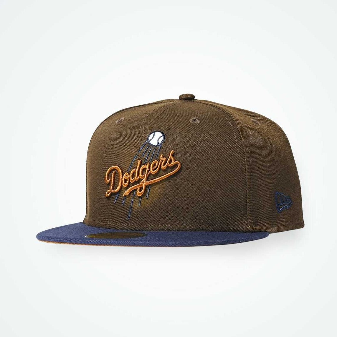 NEW ERA Los Angeles Dodgers - 5950 LOSDOD 100TH WALNUT LTNAVY【70832606】
